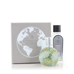 Earth’s Aura & Frosted Earth Fragrance Lamp Gift Set