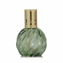 Green Spiral Glass Fragrance Lamp