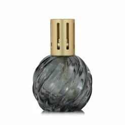 Grey Spiral Glass Fragrance Lamp