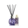 Purple Diffuser With Blackcurrant & Cedarwood-Decorative Reed Diffuser Set -Home Candles HCSET007
